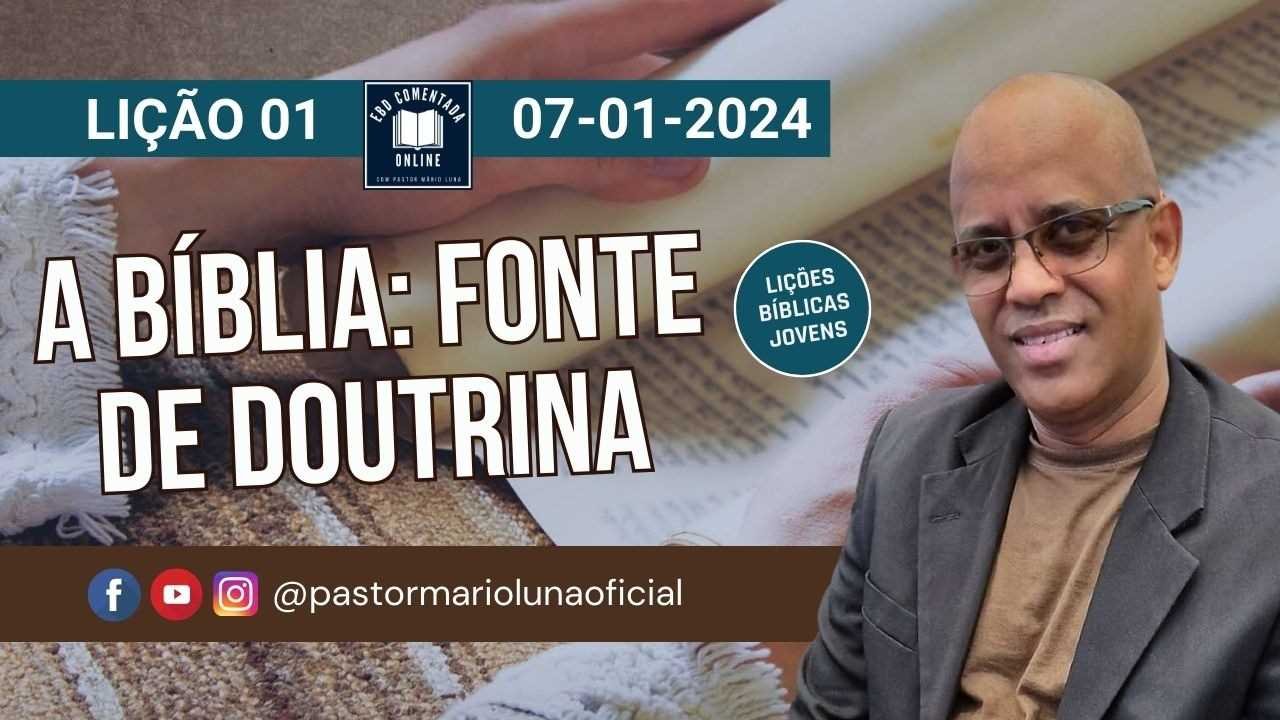 Li O Jovens A B Blia Fonte De Doutrina Ebd Cpad Pastor