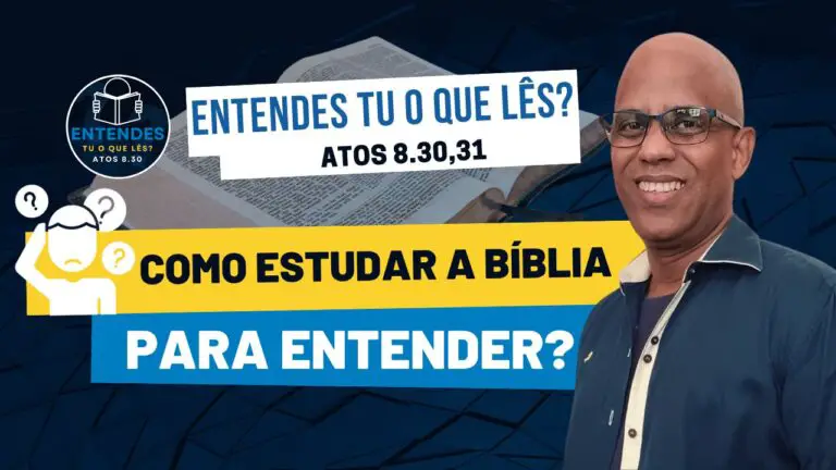 Como Estudar a Bíblia para Entender? Entendes tu o que Lês? Pastor Mario Luna
