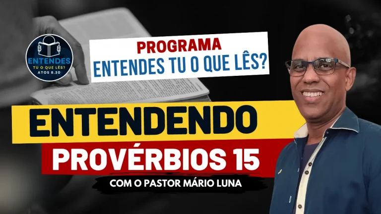 Entendendo Provérbios 15