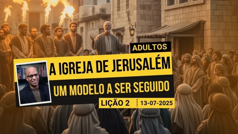 A Igreja de Jerusalém - Um Modelo a Ser Seguido - Lição 2 EBD 3º Tri 2025